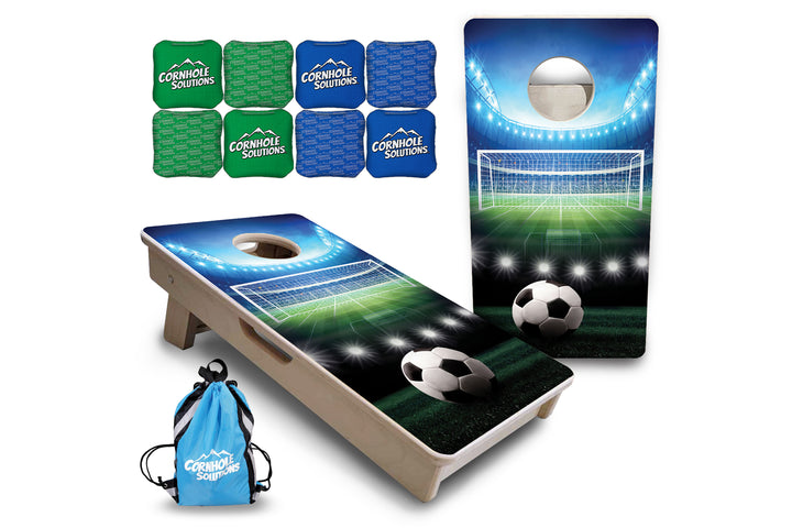 Mini Cornhole Boards - Soccer