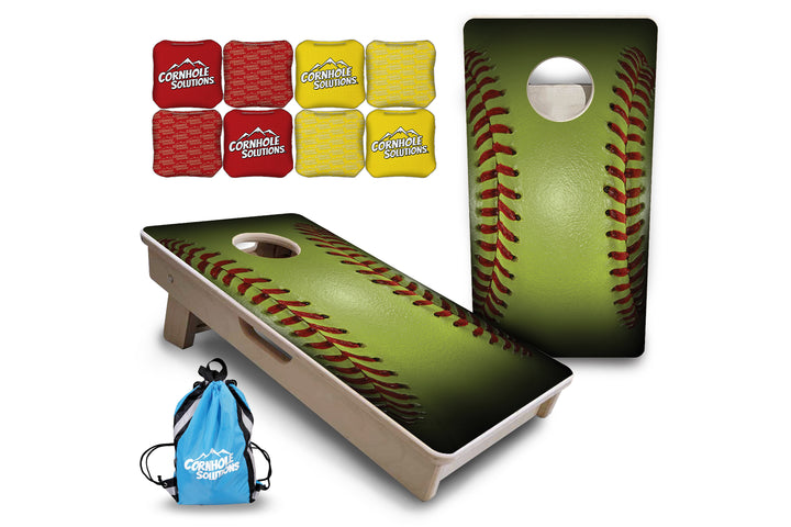 Mini Cornhole Boards - Softball