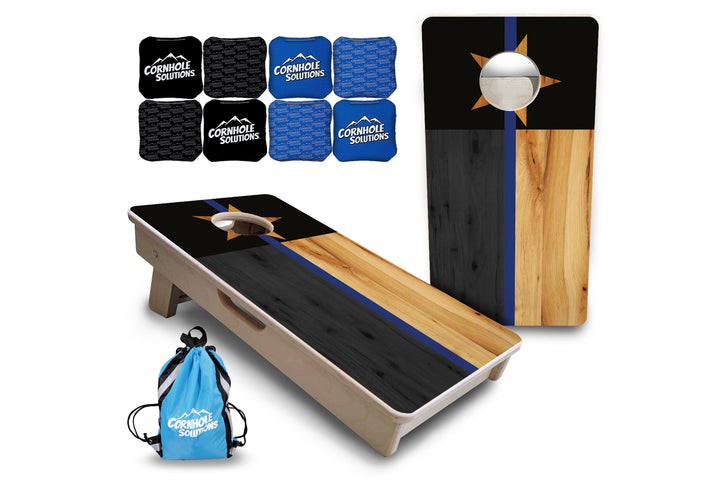 Mini Cornhole Boards - Texas Thin Blue Line