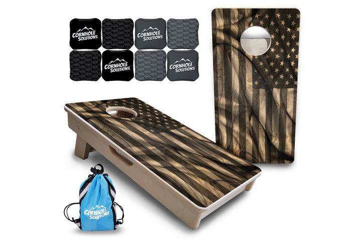 Mini Cornhole Boards - USA Wood Flag