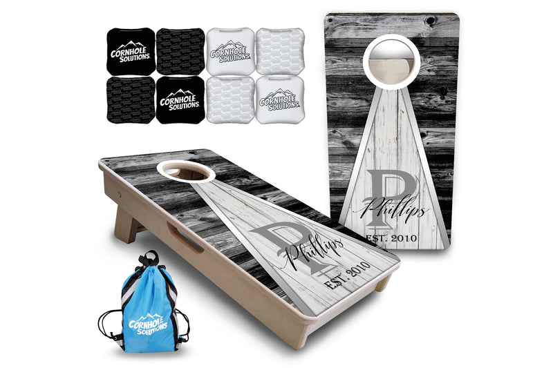 Mini Cornhole Boards - Wedding Triangle