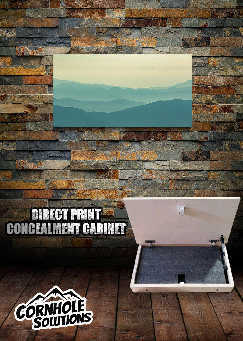 Concealment Cabinets - Small - Custom Printed - UV Direct Printed - High Quality Material 3/4" thick! Approx: 13"x25" Plain Edges