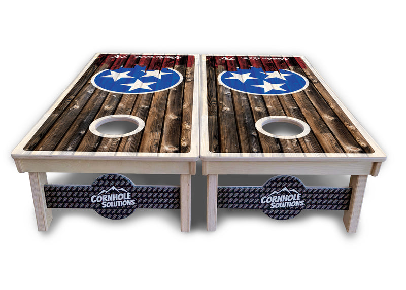 Tournament Boards - Nashville Design Options - Professional Tournament 2'x4' Regulation Cornhole Set - 3/4″ Baltic Birch - UV Direct Print + UV Clear Coat