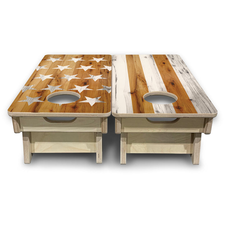 Mini Cornhole Boards - Large Stars & Stripes