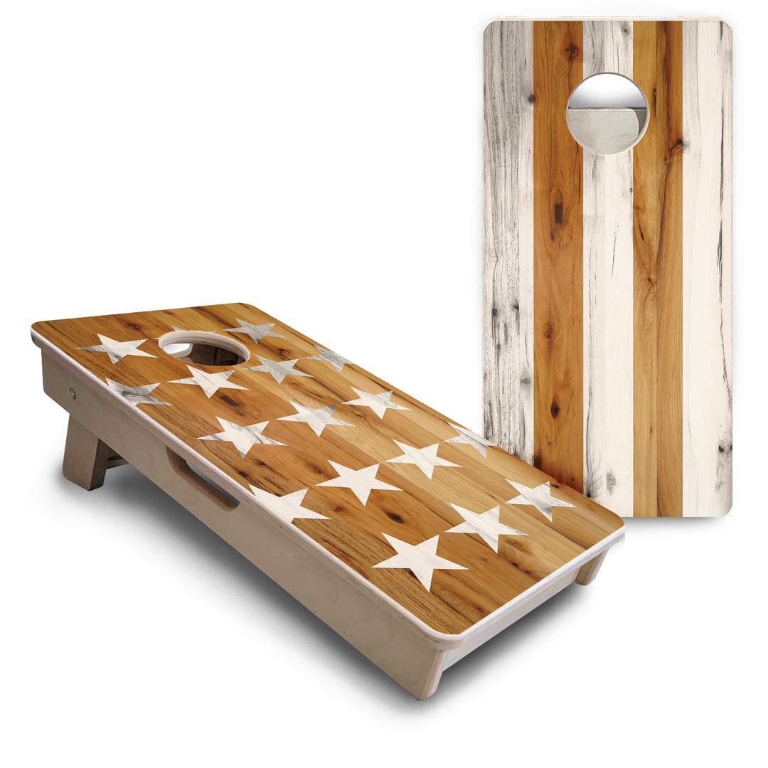 Mini Cornhole Boards - Large Stars & Stripes