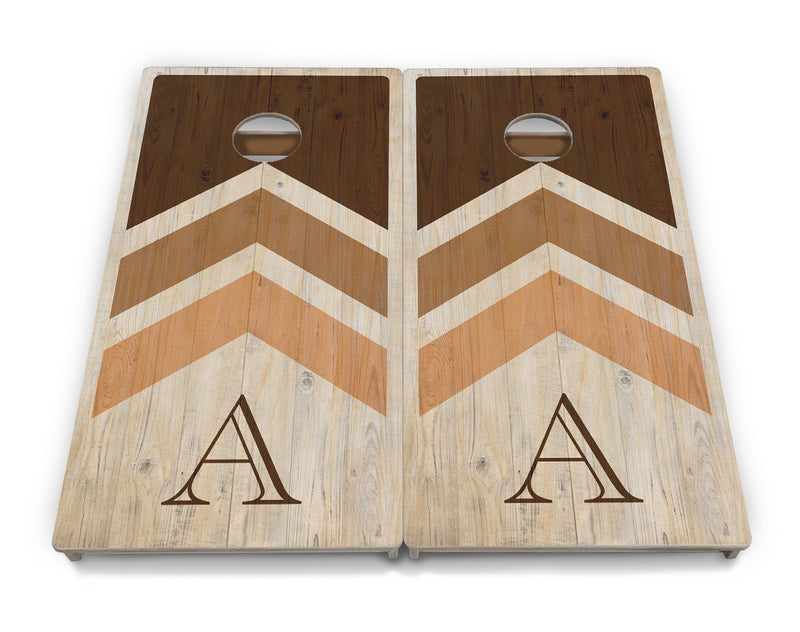 Tournament Boards - Wedding Arrows  - Professional Tournament 2'x4' Regulation Cornhole Set - 3/4″ Baltic Birch + UV Direct Print + UV Clear Coat