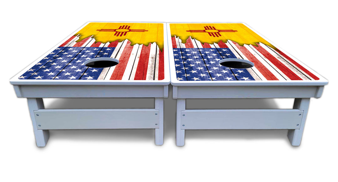 State Flag Designs New Mexico to South Carolina Cornhole Boards - All Weather Series
