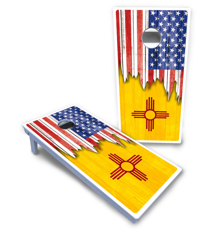 State Flag Designs New Mexico to South Carolina Cornhole Boards - All Weather Series