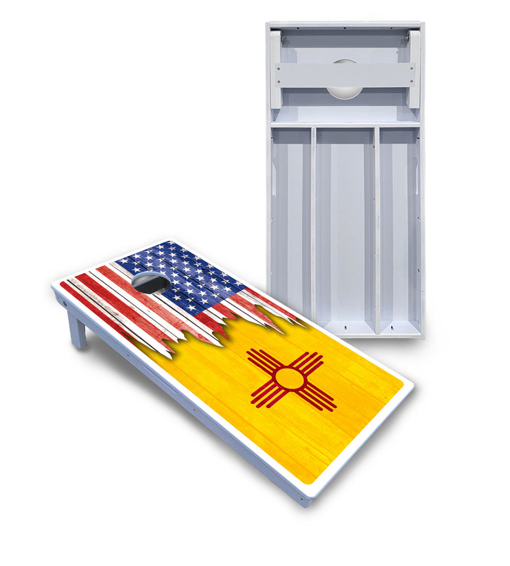 State Flag Designs New Mexico to South Carolina Cornhole Boards - All Weather Series