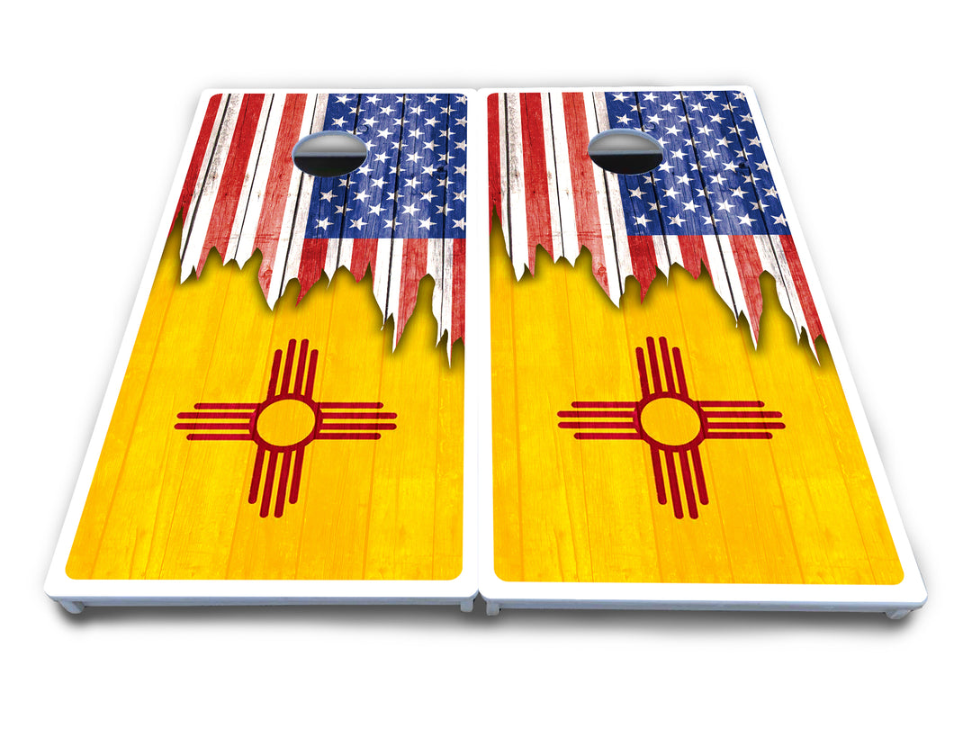 State Flag Designs New Mexico to South Carolina Cornhole Boards - All Weather Series