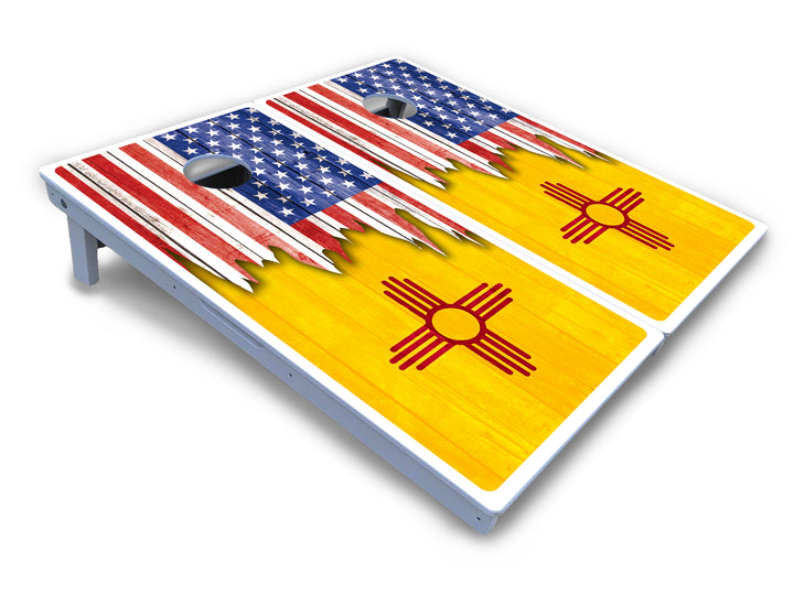 State Flag Designs New Mexico to South Carolina Cornhole Boards - All Weather Series