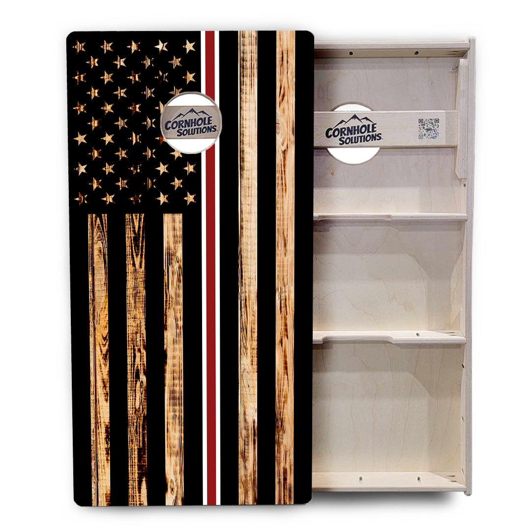 Nurse Thin Line Flag Cornhole Boards - Professional Tournament Series