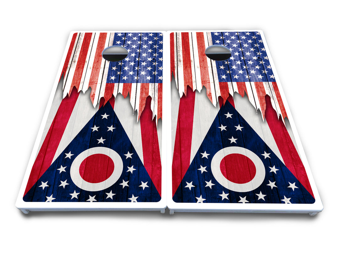 State Flag Designs New Mexico to South Carolina Cornhole Boards - All Weather Series