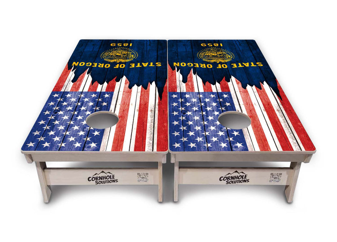 State Flags New Mexico to South Carolina Cornhole Boards - Professional Tournament Series