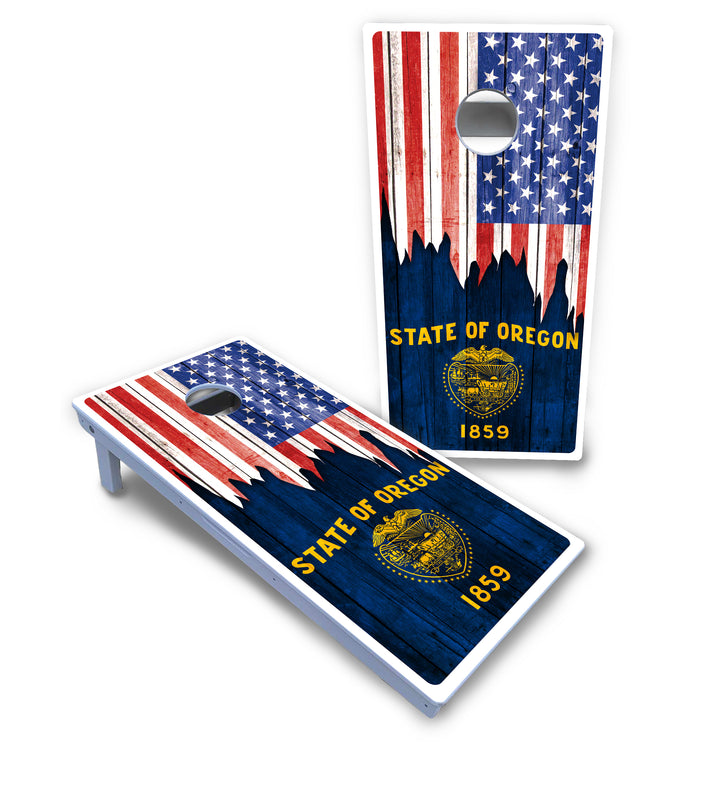 State Flag Designs New Mexico to South Carolina Cornhole Boards - All Weather Series