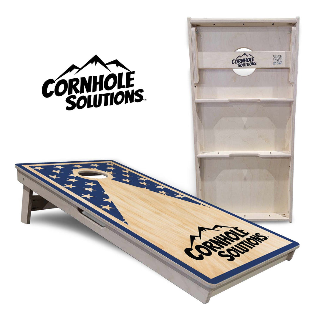 SS Keyhole CS Logo Cornhole Boards - Professional Tournament Series