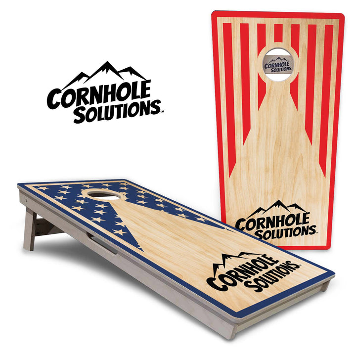 SS Keyhole CS Logo Cornhole Boards - Professional Tournament Series