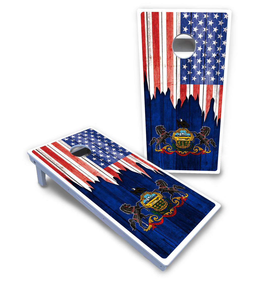 State Flag Designs New Mexico to South Carolina Cornhole Boards - All Weather Series