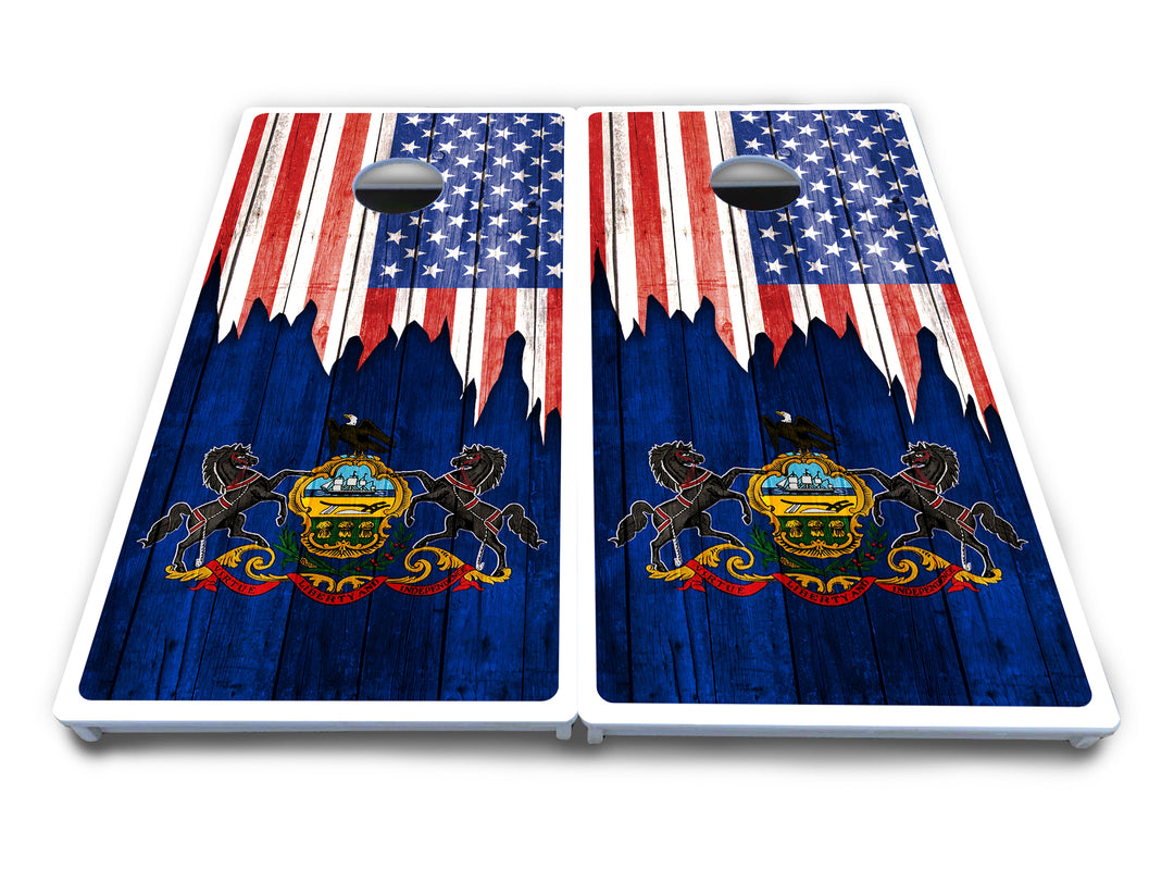 State Flag Designs New Mexico to South Carolina Cornhole Boards - All Weather Series