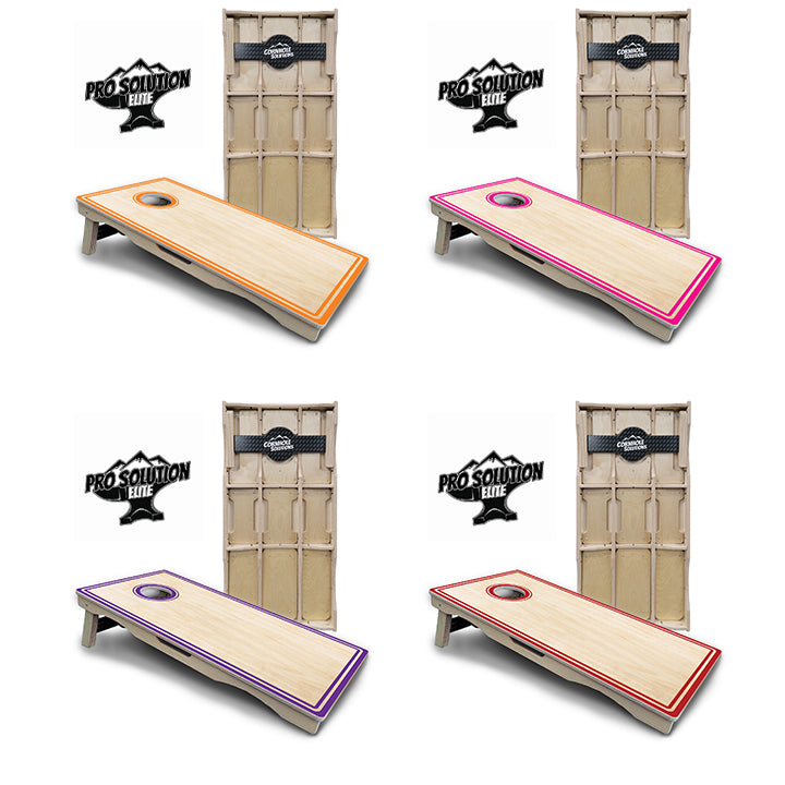 Pinstripe Cornhole Boards - Pro Solution Elite Series