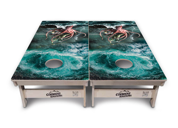 Greek Mythology Cornhole Boards - Professional Tournament Series
