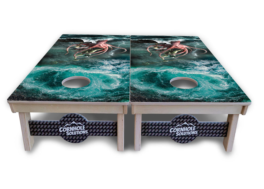 Greek Mythology Cornhole Boards - Professional Tournament Series