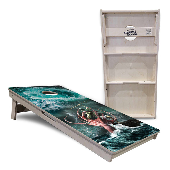 Greek Mythology Cornhole Boards - Professional Tournament Series