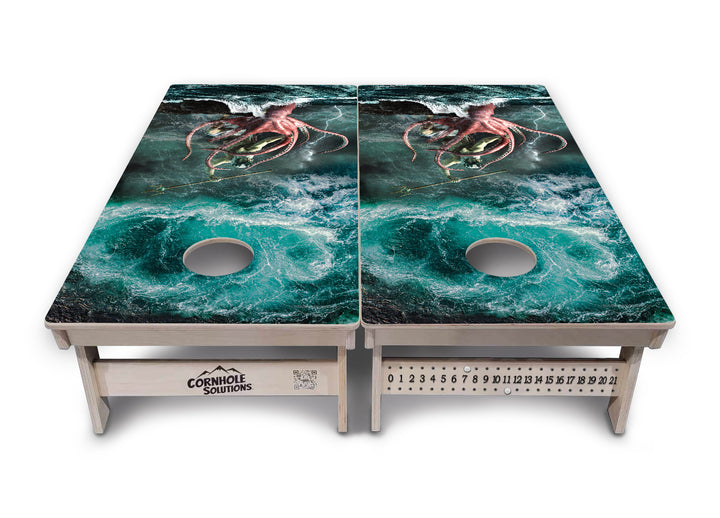 Greek Mythology Cornhole Boards - Professional Tournament Series