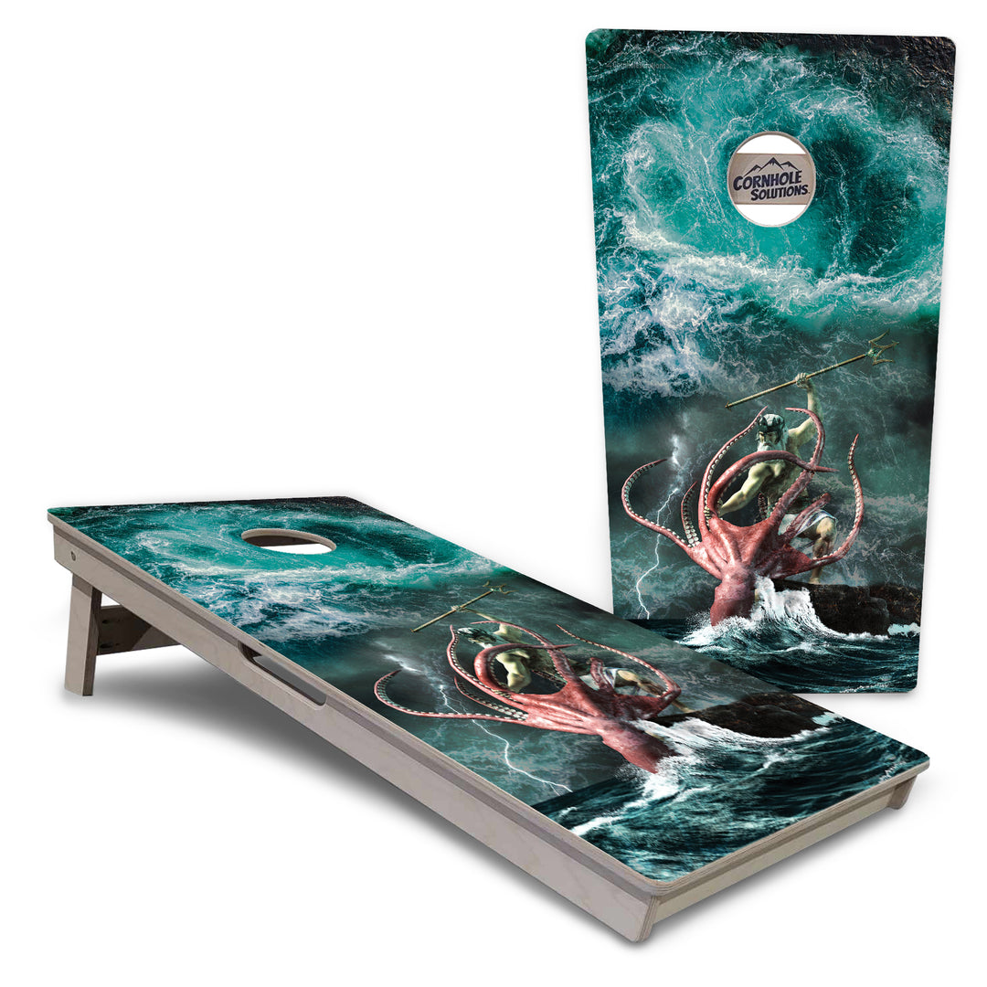 Greek Mythology Cornhole Boards - Professional Tournament Series