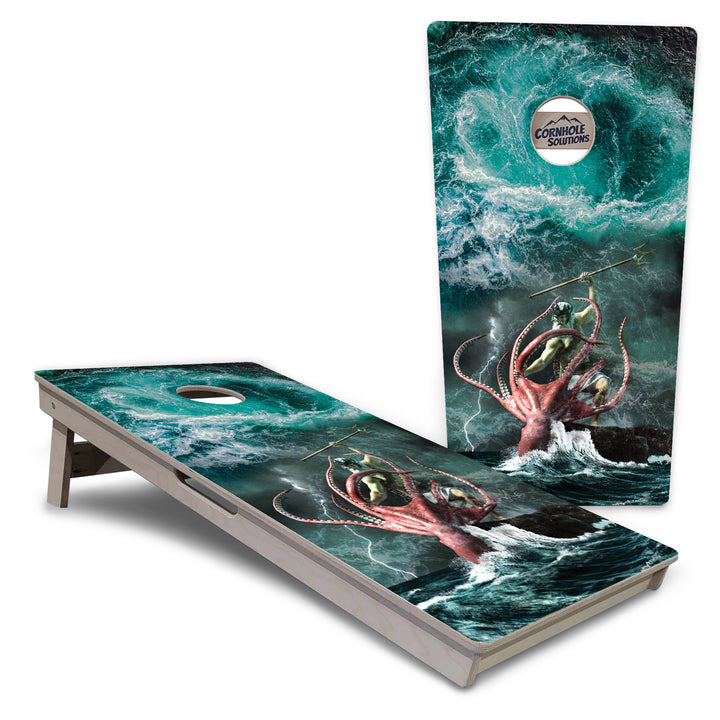 Greek Mythology Cornhole Boards - Professional Tournament Series