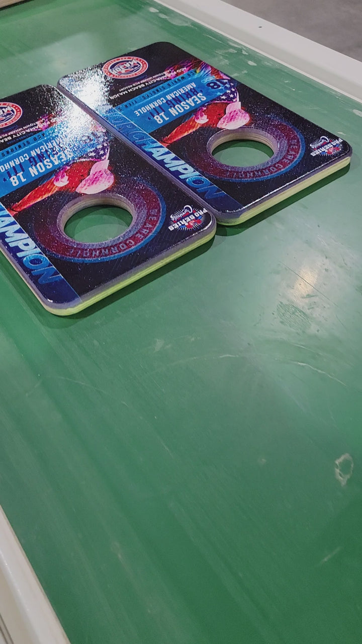 Custom Cornhole Trophy 8x16