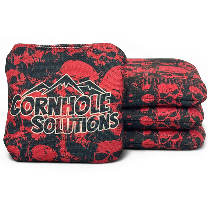 Patterns - Professional Cornhole Bags - Regulation 6"x6" - Set of 4 - Character Series
