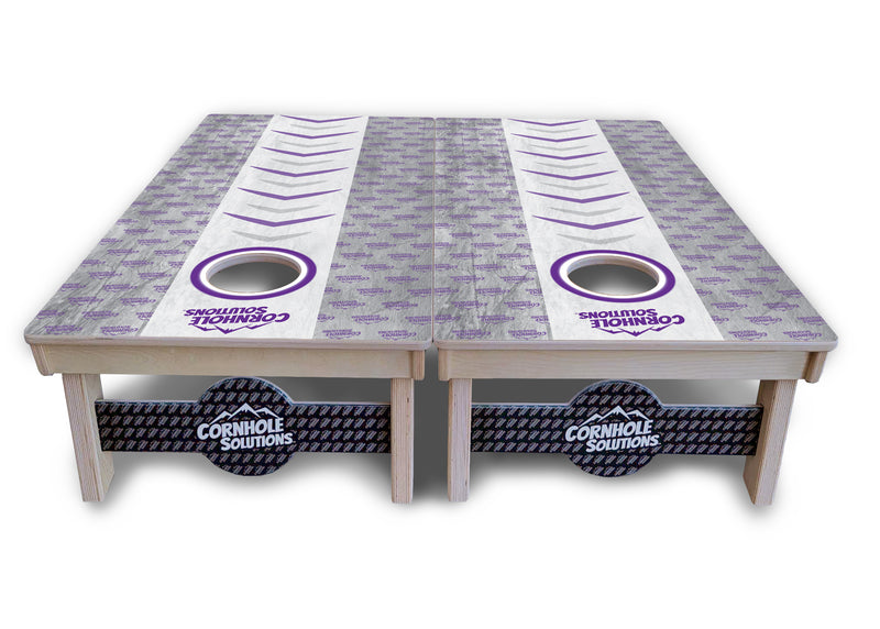 Tournament Boards - CS Runway Design Options - Professional Tournament 2'x4' Regulation Cornhole Set - 3/4″ Baltic Birch + UV Direct Print + UV Clear Coat