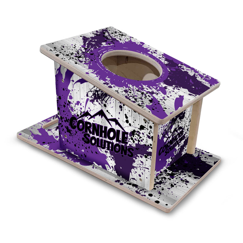 Airmail Solution - Paint Splatter Options - Professional Airmail Box - UV Printed - 3/4" Baltic Birch