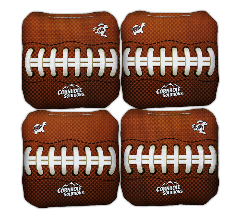 Pro Style Regulation 6x6 - Rec Cornhole Bags - Sports Theme - Speed 4 & 7 (Set of 4 Bags)