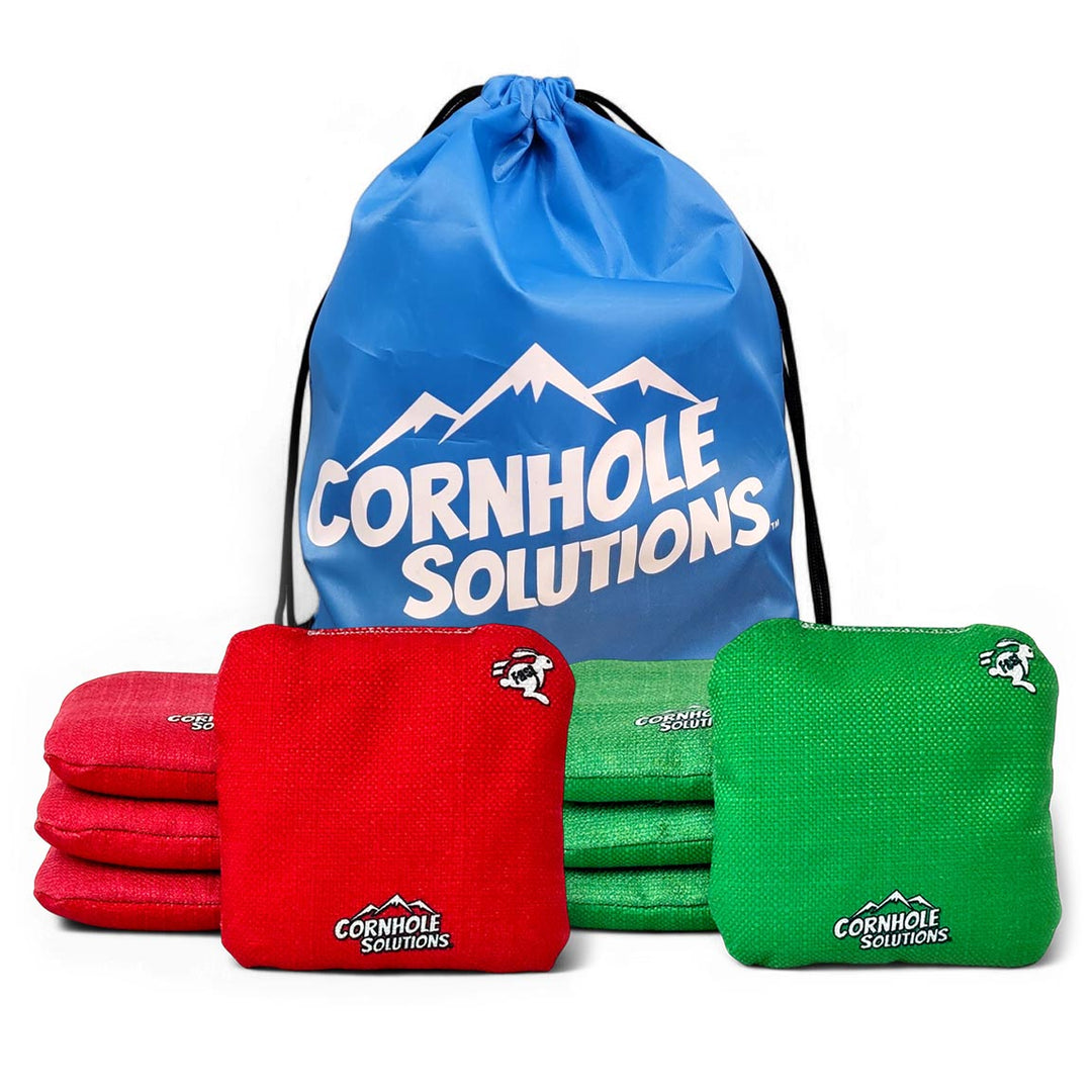 Pro Style REC Cornhole Bags – Regulation 6"x6" – Full Set of 8 (Pick 2 Colors)
