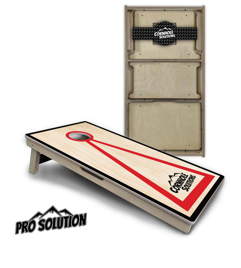 Pro Solution Boards - Red/Black Hole Design Options - Zero Bounce! Zero Movement! Panels for added Weight & Stability! Double Legs with Circle Brace Airmail Blocker! Boards Weigh approx. 45lbs per Board!