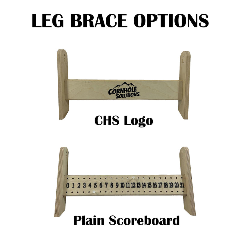 Tournament Boards - Compass Stain Triangle - Professional Tournament 2'x4' Regulation Cornhole Set - 3/4″ Baltic Birch + UV Direct Print + UV Clear Coat