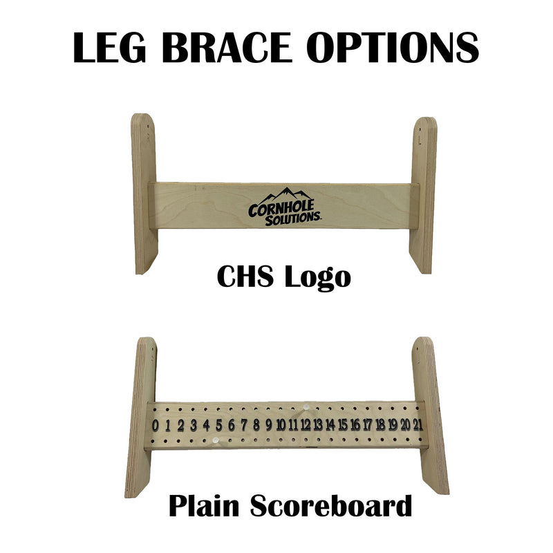 Tournament Boards - Wood Letter Design - Professional Tournament 2'x4' Regulation Cornhole Set - 3/4″ Baltic Birch - UV Direct Print + UV Clear Coat