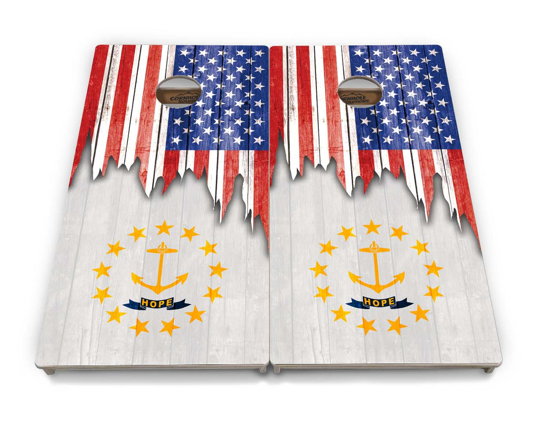 State Flags New Mexico to South Carolina Cornhole Boards - Professional Tournament Series