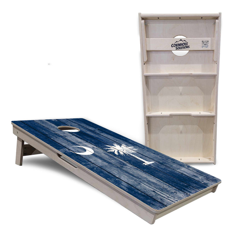 Tournament Boards - South Carolina Design - Professional Tournament 2'x4' Regulation Cornhole Set - 3/4″ Baltic Birch - UV Direct Print + UV Clear Coat