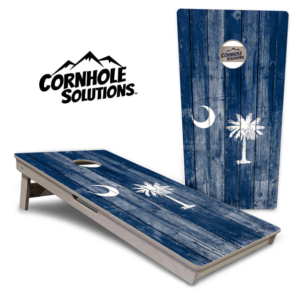 Tournament Boards - South Carolina Design - Professional Tournament 2'x4' Regulation Cornhole Set - 3/4″ Baltic Birch + UV Direct Print + UV Clear Coat