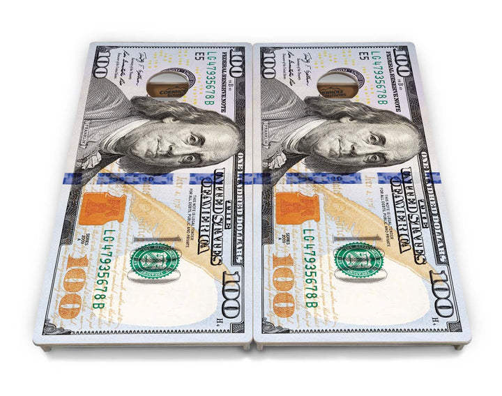 $100 Bill Cornhole Boards - Professional Tournament Series
