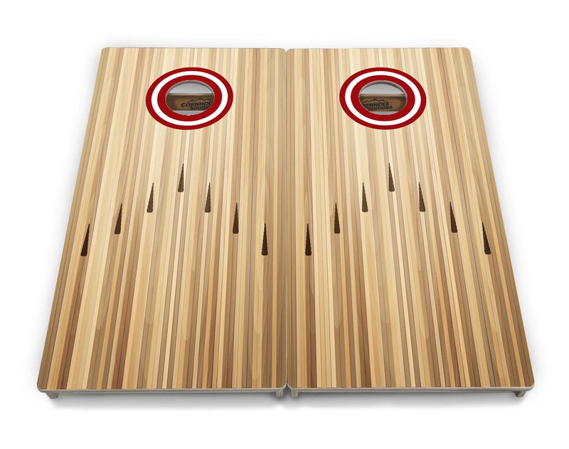 Tournament Boards - Bowling (No Logo) Professional Tournament 2'x4' Regulation Cornhole Set - 3/4″ Baltic Birch - UV Direct Print + UV Clear Coat
