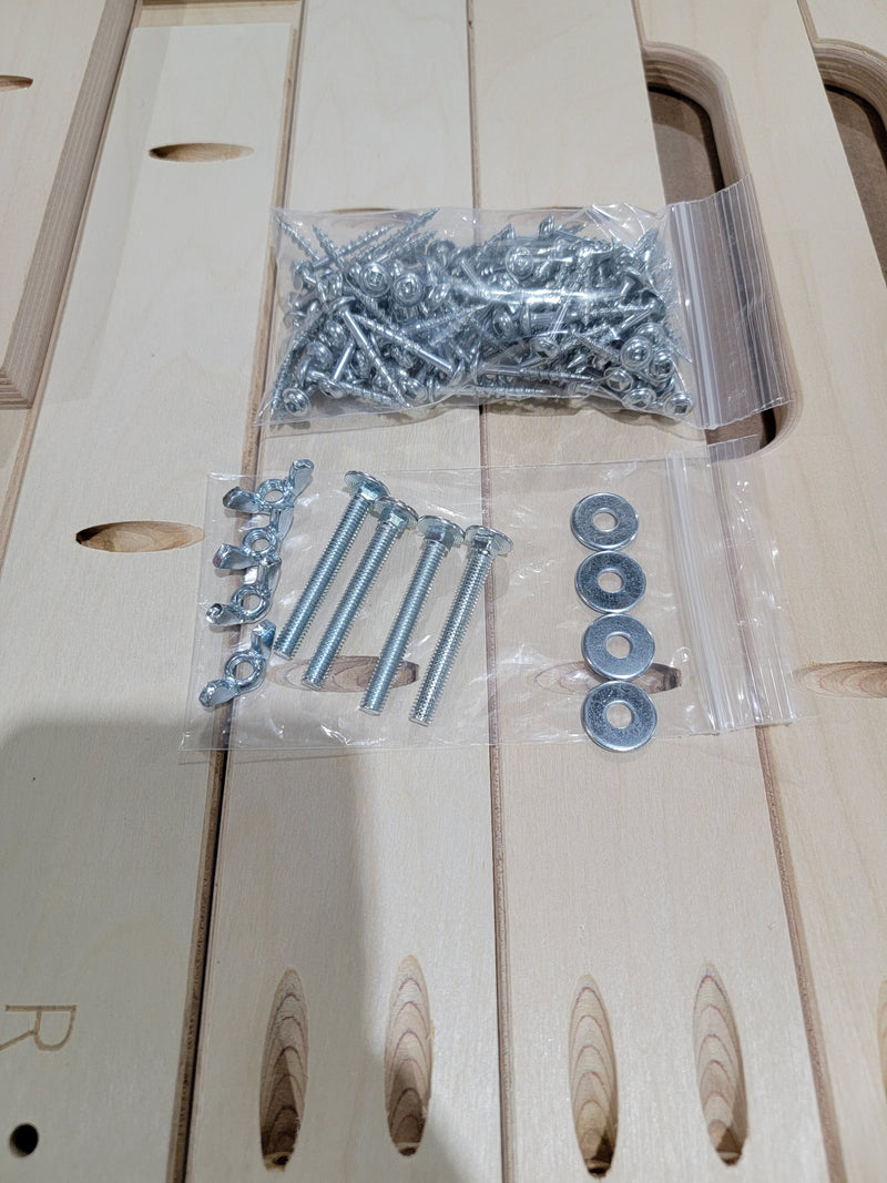 DIY Frame Kits (4) Sets 18mm(3/4") Baltic Birch (8 frames total) - (16 sides, 16 end boards, 16 support boards, 16 legs, 8 leg braces) NO Tops! - Free Shipping!