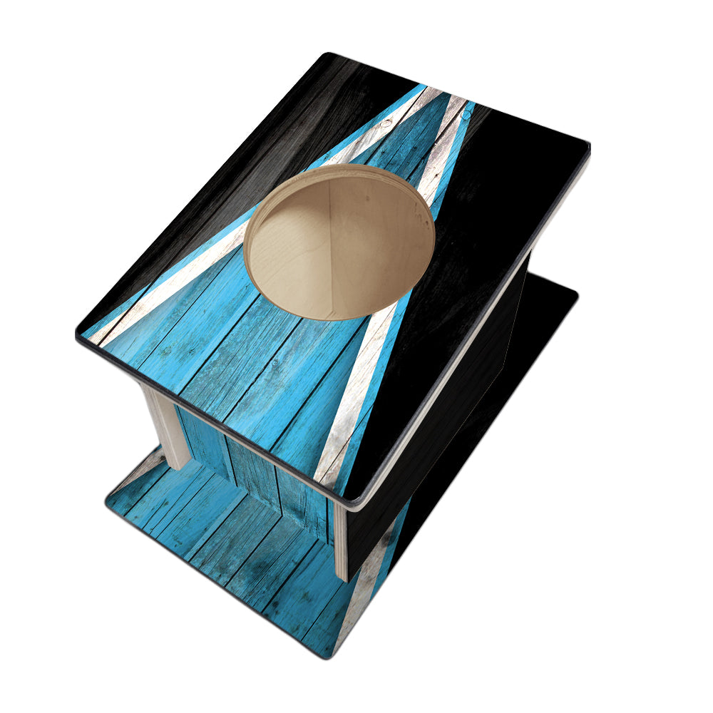 Airmail Box - Sky Blue Triangle