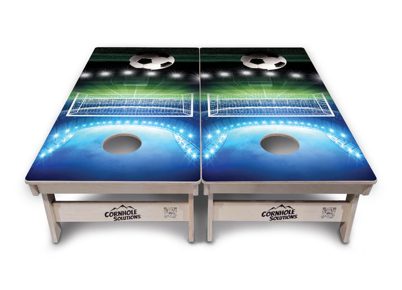 Tournament Boards - Soccer Design - Professional Tournament 2'x4' Regulation Cornhole Set - 3/4″ Baltic Birch + UV Direct Print + UV Clear Coat