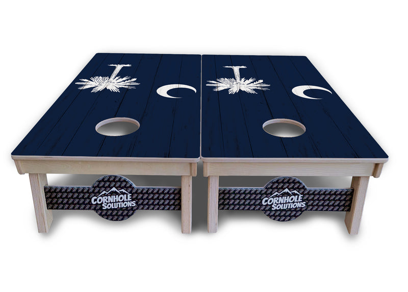 Tournament Boards - South Carolina Flag - Professional Tournament 2'x4' Regulation Cornhole Set - 3/4″ Baltic Birch - UV Direct Print + UV Clear Coat