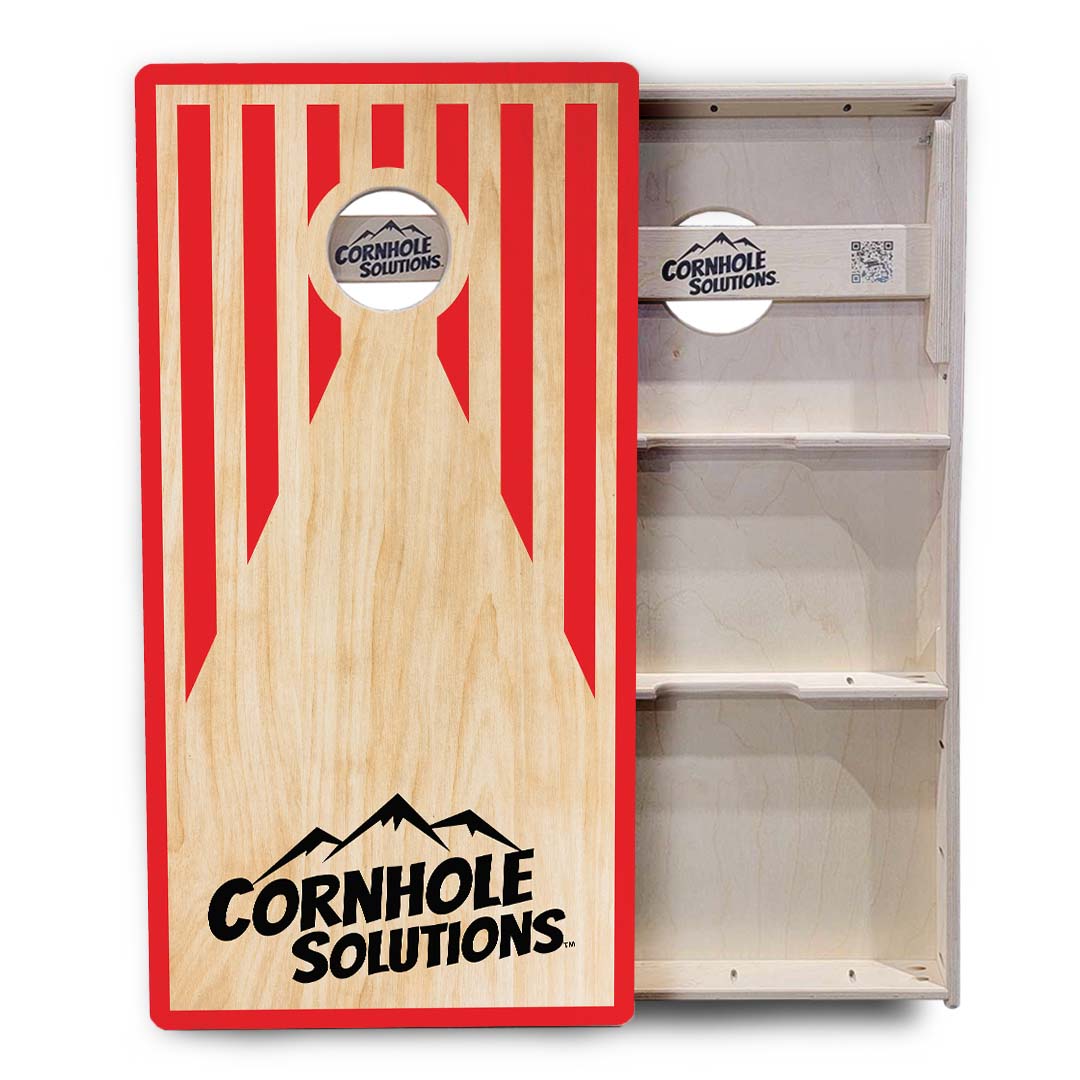 SS Keyhole CS Logo Cornhole Boards - Professional Tournament Series