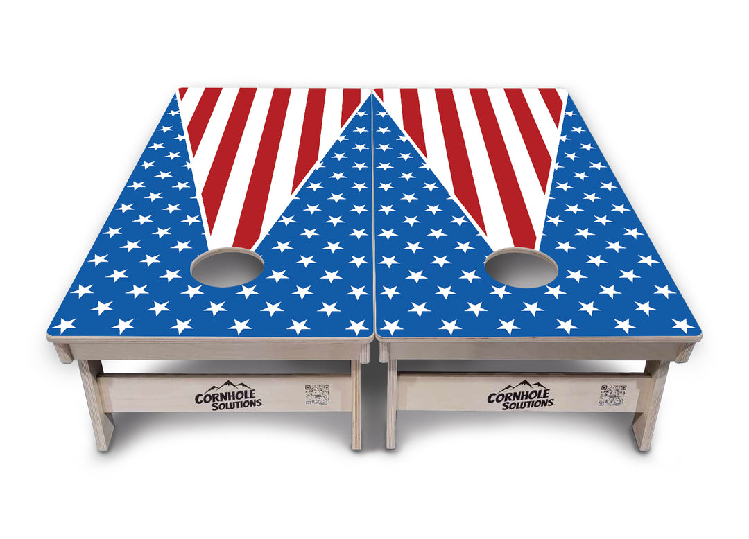 Stars & Stripes Cornhole Boards - Professional Tournament Series